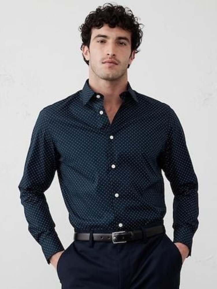 Banana Republic Navy Dress Shirt